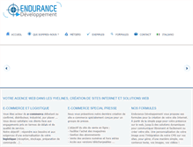 Tablet Screenshot of endurance-developpement.com